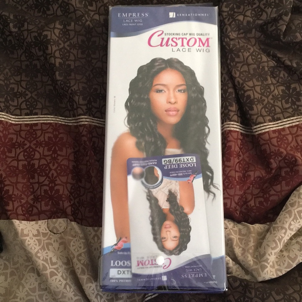 Front Lace wig (Loose Deep) Red